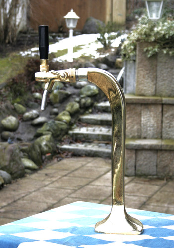 Bierzapfsäule aus messing - ,